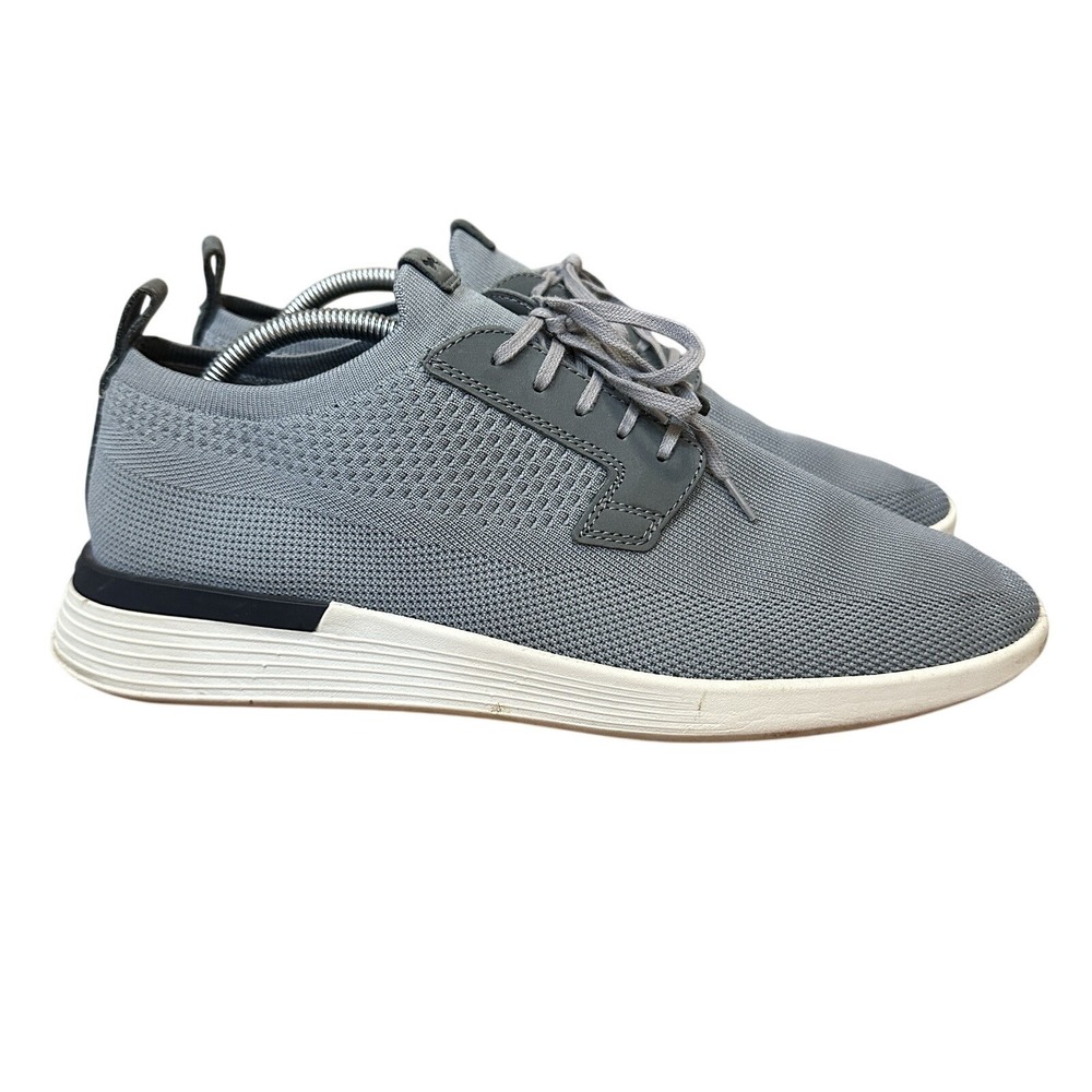 Wolf & Shepherd Mens Size 11 Gray SwiftKnit Derby Knit Sneakers Casual Shoes - Picture 2 of 9